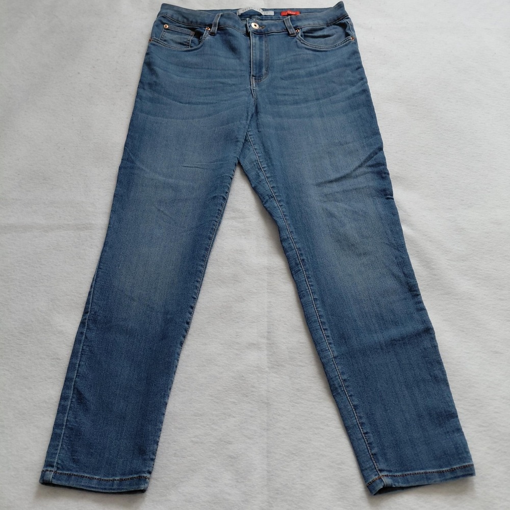 Celebrity Pink Te Glam Blue Jeans Women Size 11 30 Medium Wash Straight Leg